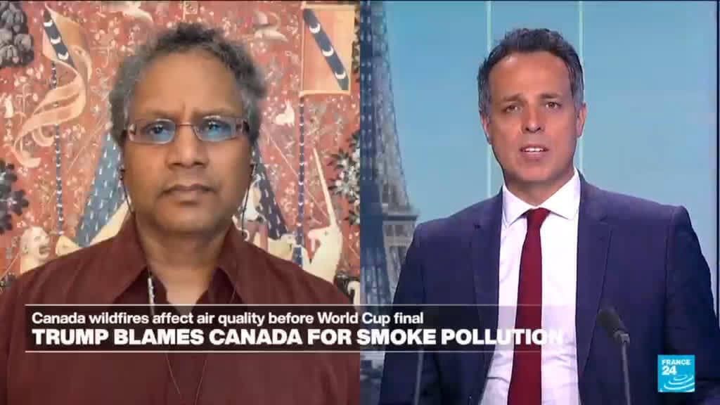 Wildfires in Canada Impact Air Quality Ahead of World Cup Final