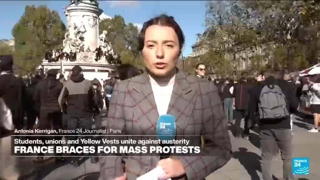 Nationwide Protests Erupt in France Over Rising Cost of Living