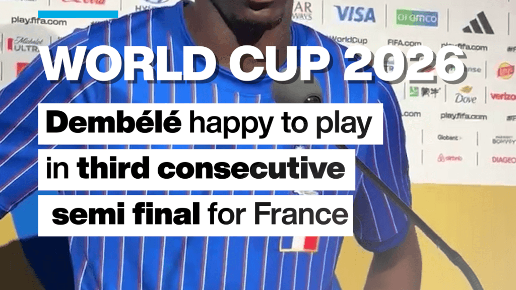 Ousmane Dembélé Set for Third Consecutive World Cup Semi-Final with France