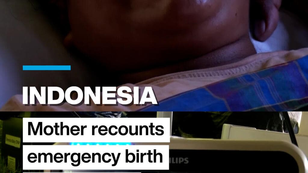 Indonesian Woman Gives Birth Amid 7.7-Magnitude Earthquake in Eastern Indonesia