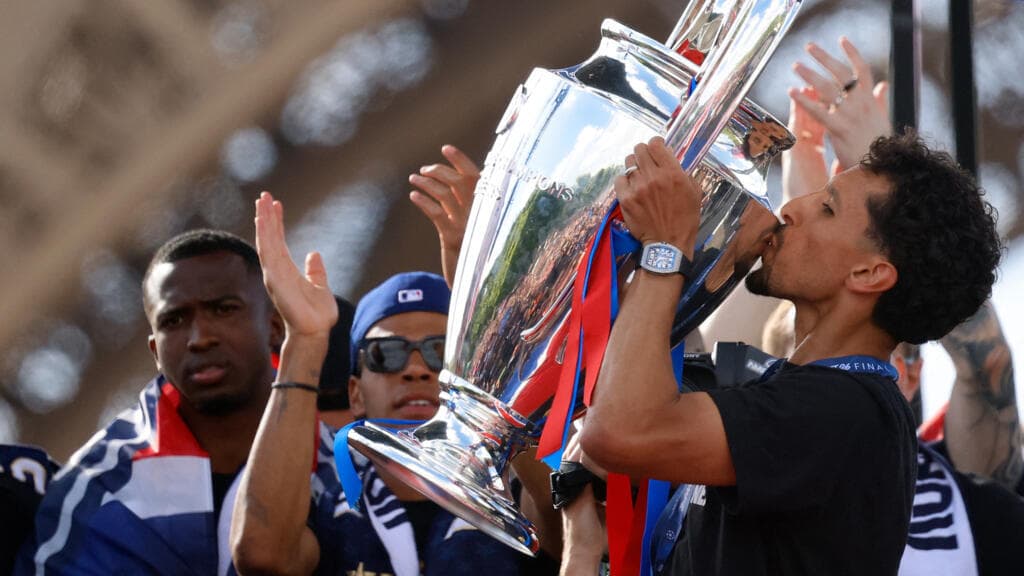 Paris Saint-Germain Celebrates Back-to-Back Champions League Titles with Trophy Parade
