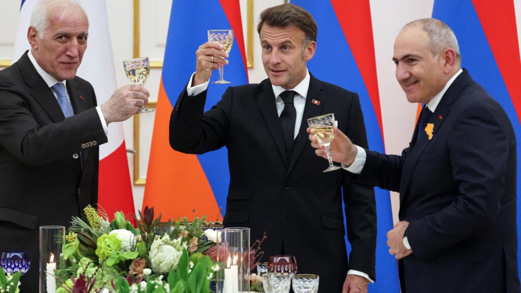 Armenia turns 'towards Europe' as Macron highlights shift from Russia