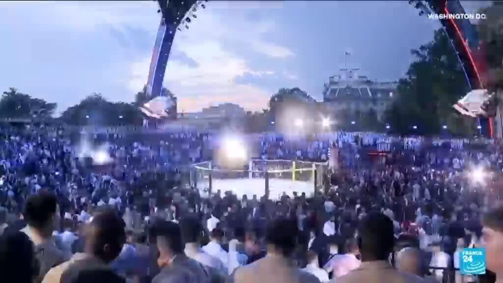 Trump Celebrates Birthday with Mixed Martial Arts Event on White House Lawn