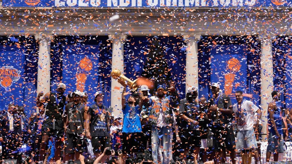 New Yorkers Celebrate Knicks' NBA Finals Victory with Grand Parade