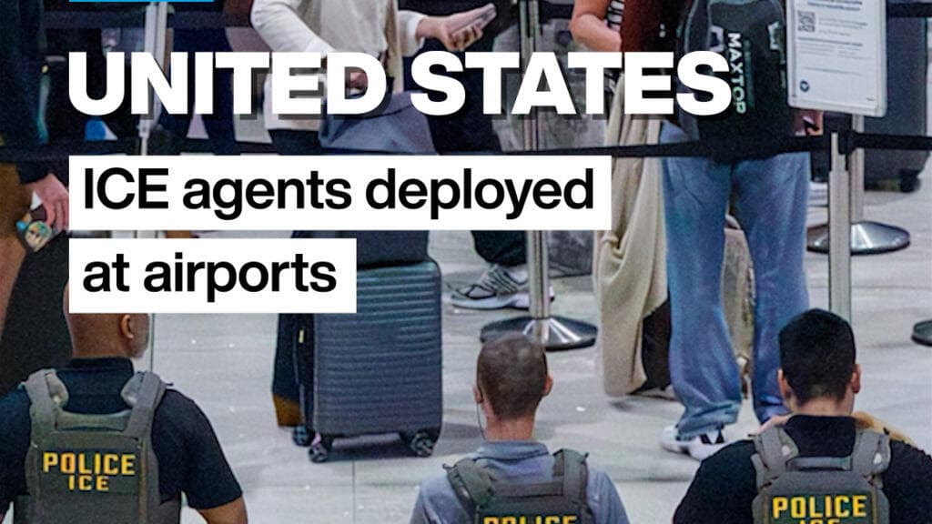 United States: ICE agents patrol airports amid govt shutdown