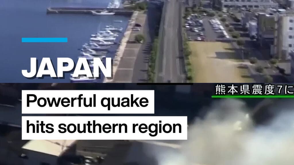 Major Earthquake Strikes Southern Japan, Causing Injuries and Damage