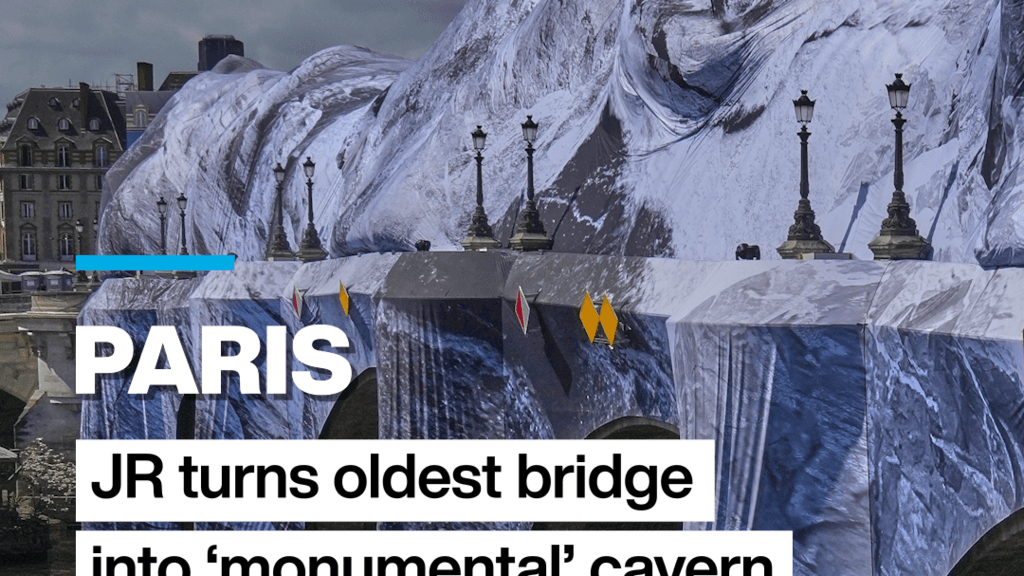 Paris Artist JR Transforms Pont Neuf into Monumental Cavern