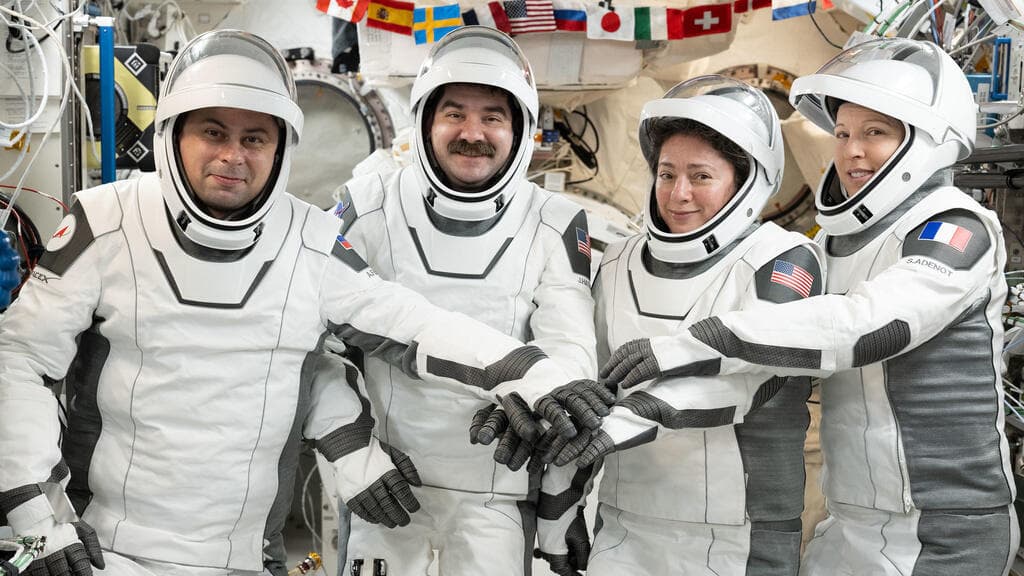 French, US, and Russian Astronauts Conclude Eight-Month Mission in Space