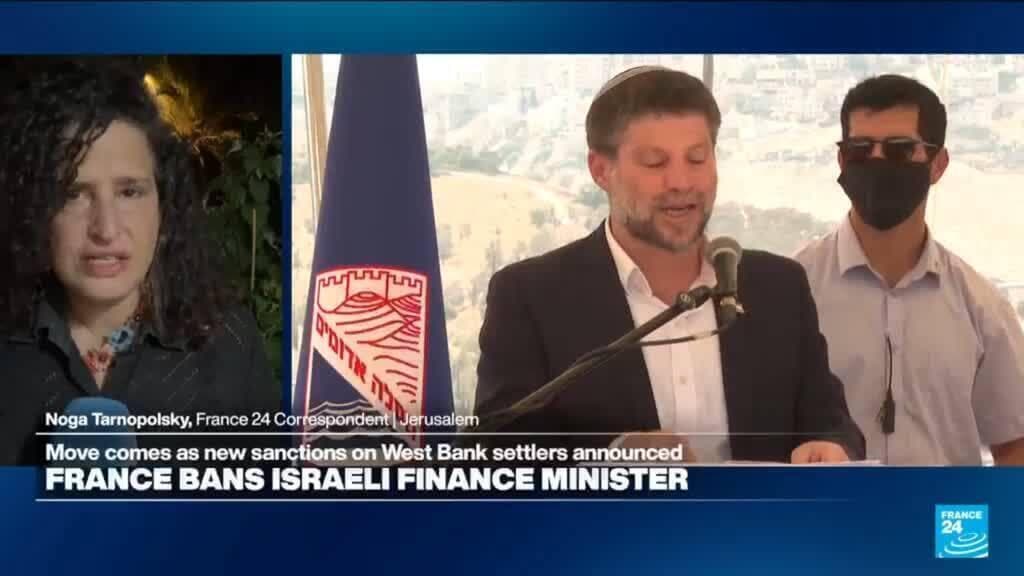 France Imposes Travel Ban on Israeli Minister Smotrich Amid Sanctions