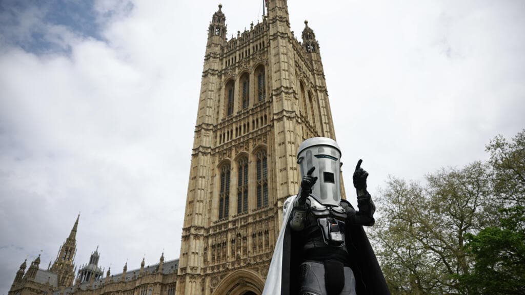 Count Binface Challenges Nigel Farage in Clacton By-Election