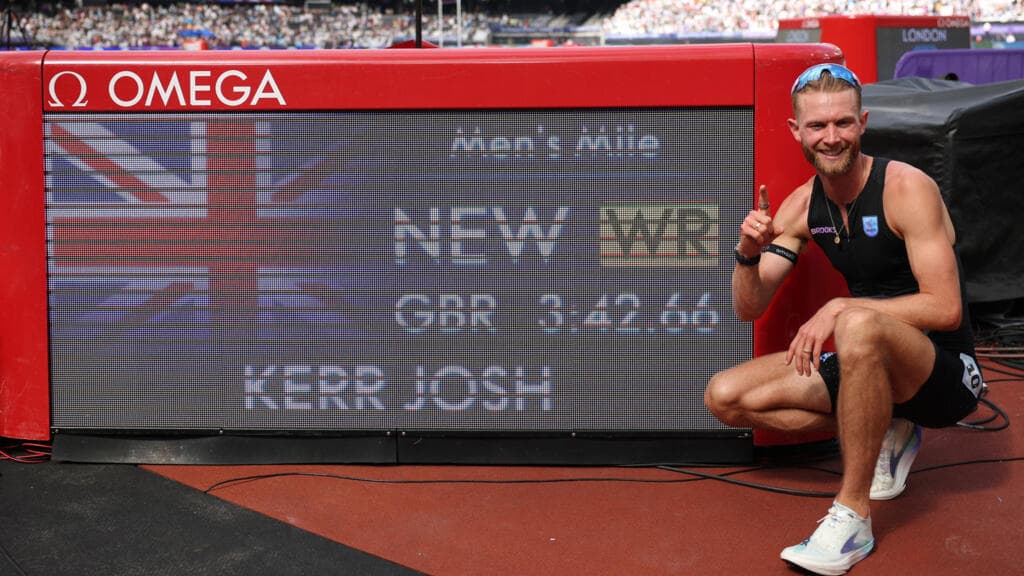 Josh Kerr Breaks Men's Mile World Record Set in 1999