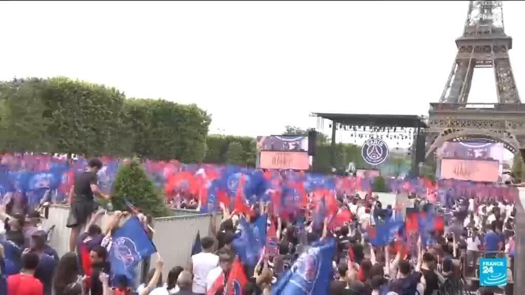 PSG Celebrates Champions League Victory with Parade in Paris