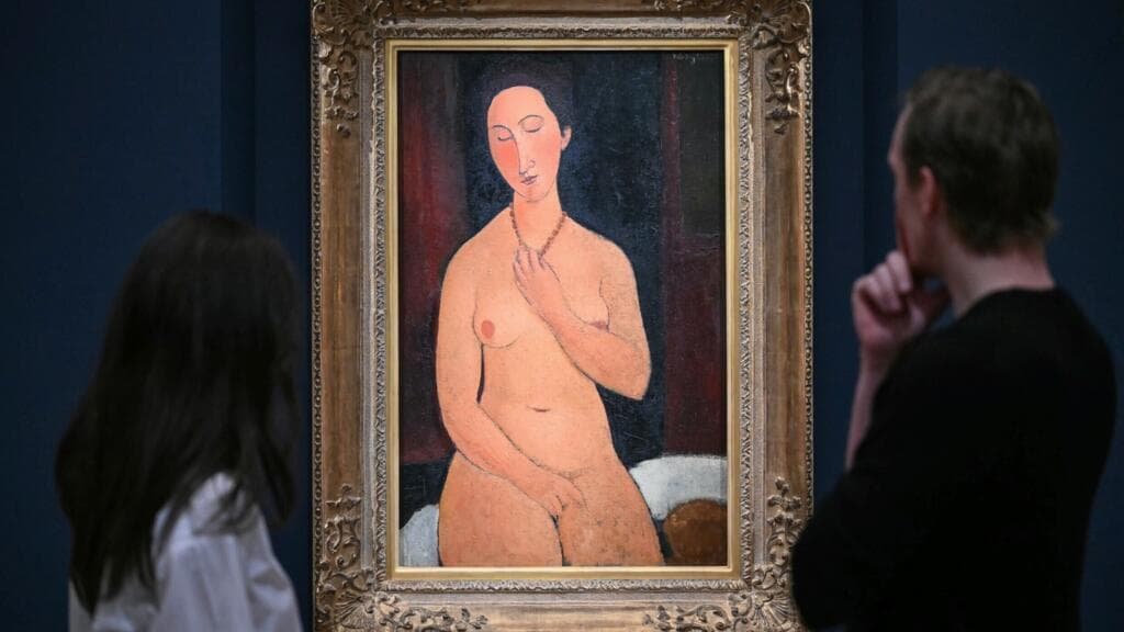 Modigliani Nude Achieves Record Price at London Auction of Joe Lewis's Collection