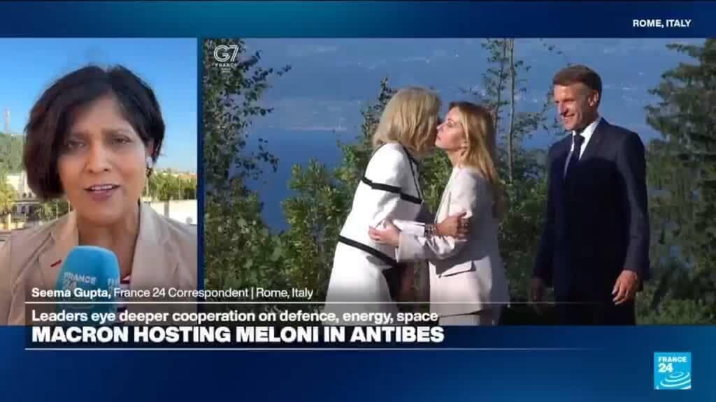 Macron Welcomes Italy's Meloni in Antibes Following Tensions with Trump