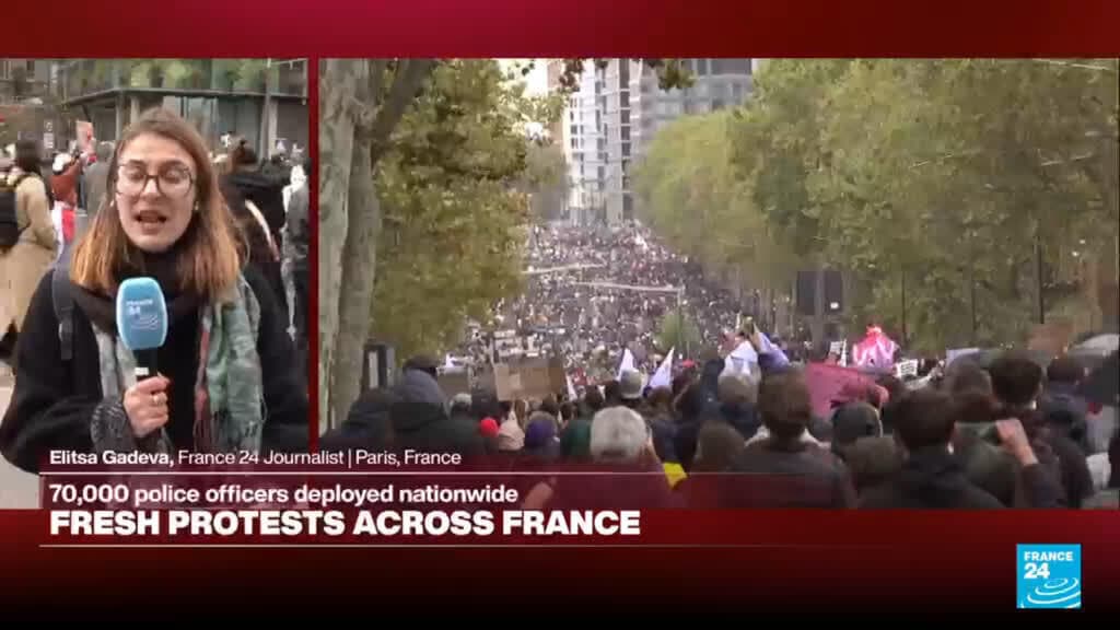 France Deploys 70,000 Police Officers Ahead of Nationwide Protests