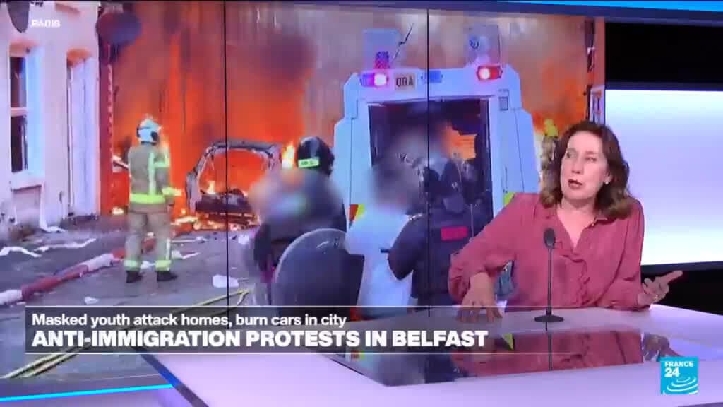 Protests Erupt in Belfast Following Stabbing Incident Involving Refugee