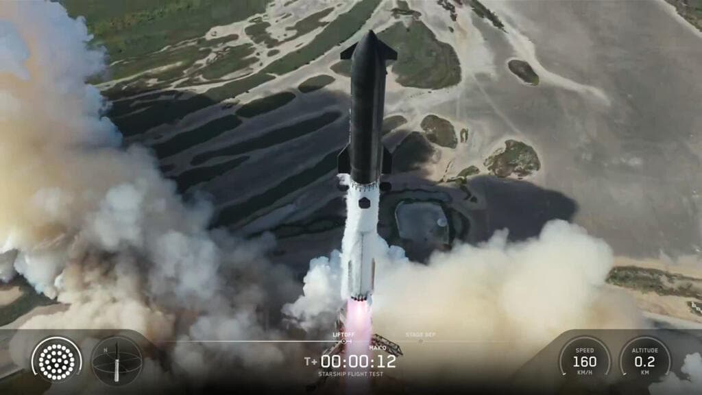 SpaceX's Starship Successfully Lands in Indian Ocean After Test Flight