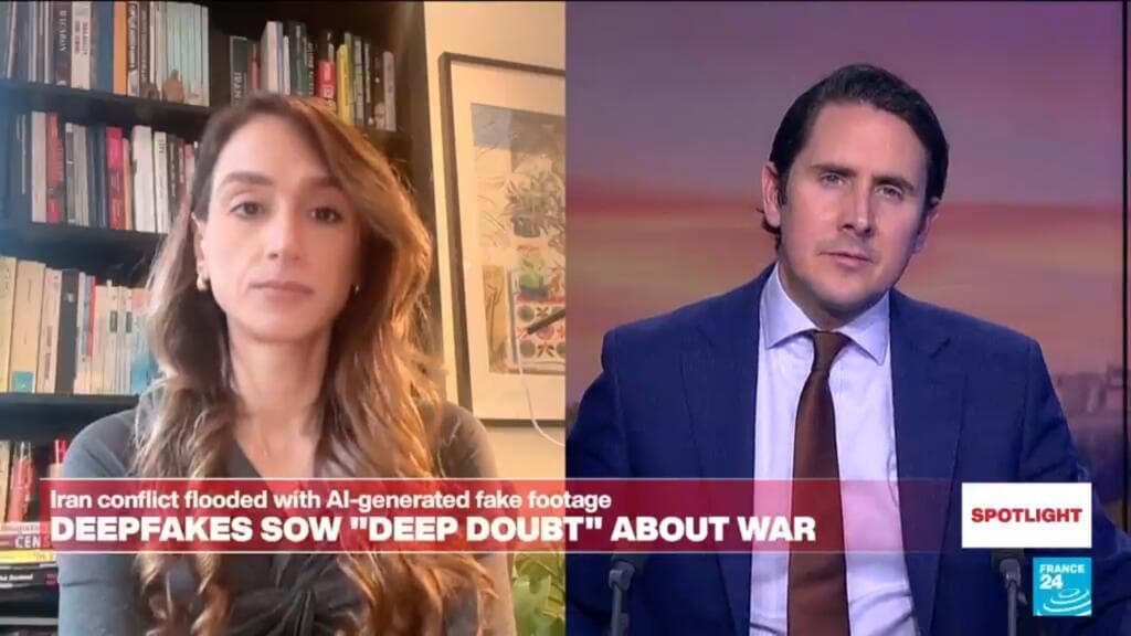 Propaganda in 21st-century wars: WITNESS associate director Mahsa Alimardani speaks to France 24