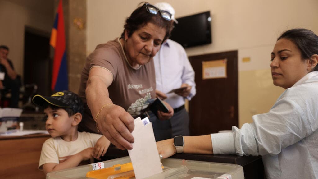 Armenian Election Viewed as a National Referendum on Future Direction