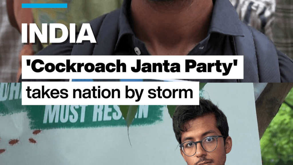 Cockroach Janta Party Emerges as a Movement Against Government Policies