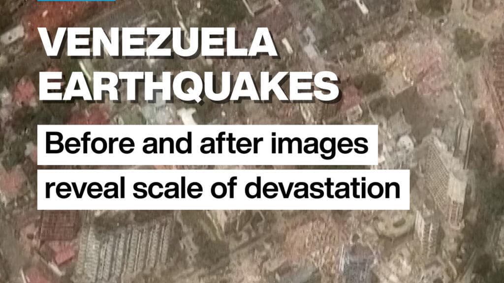 Satellite Images Show Extensive Damage from Recent Earthquakes in Venezuela