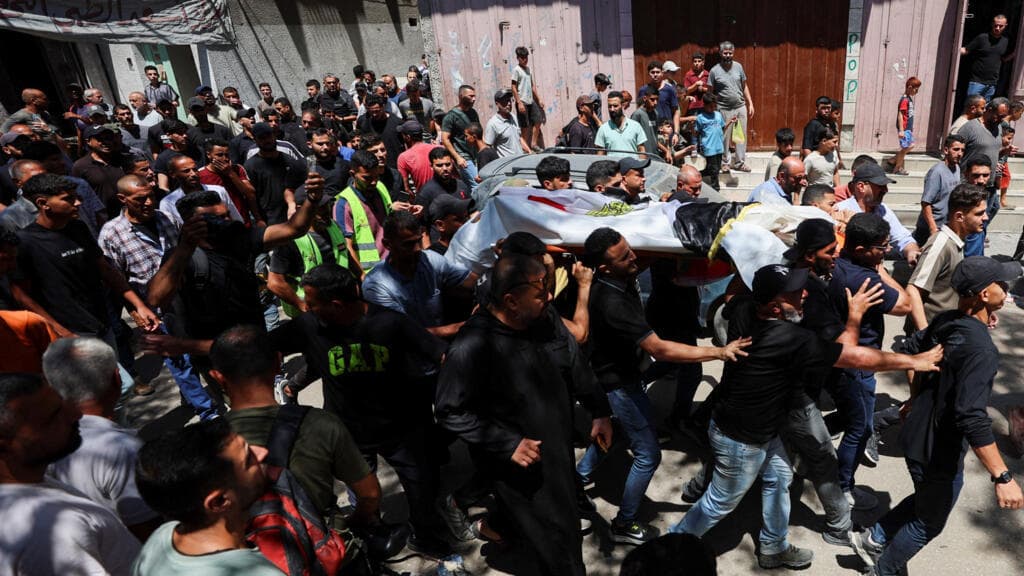 Funeral Held for Gazan Aid Worker Killed in Israeli Air Strike