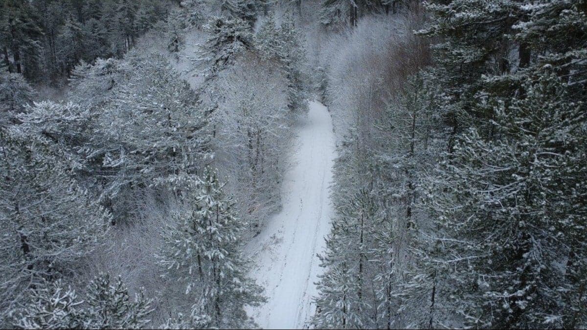 Manisa'nın yüksek kesimlerinde kar yağışı etkili oldu