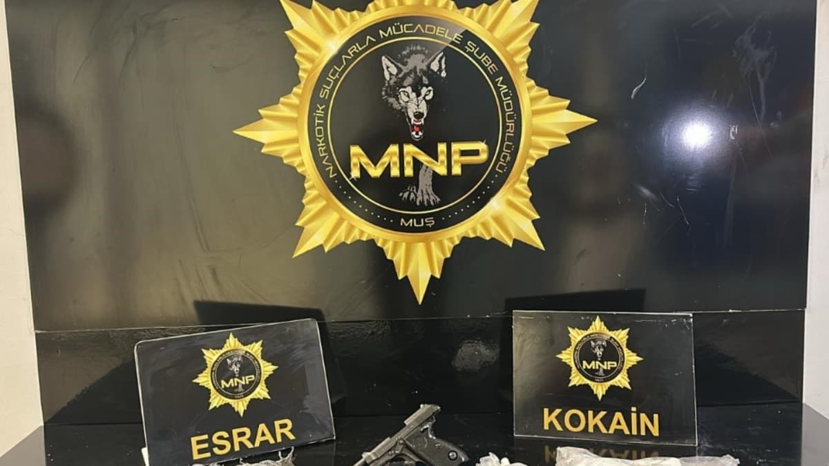 Muş’ta uyuşturucu operasyonu: 400 gram kokain ele geçirildi, 2 şüpheli gözaltında