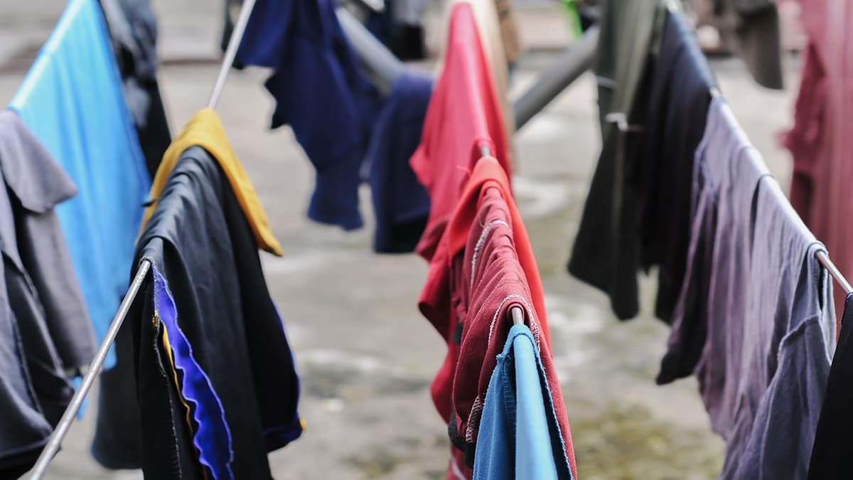 Çamaşırları yıkadıktan sonra hemen kurutun