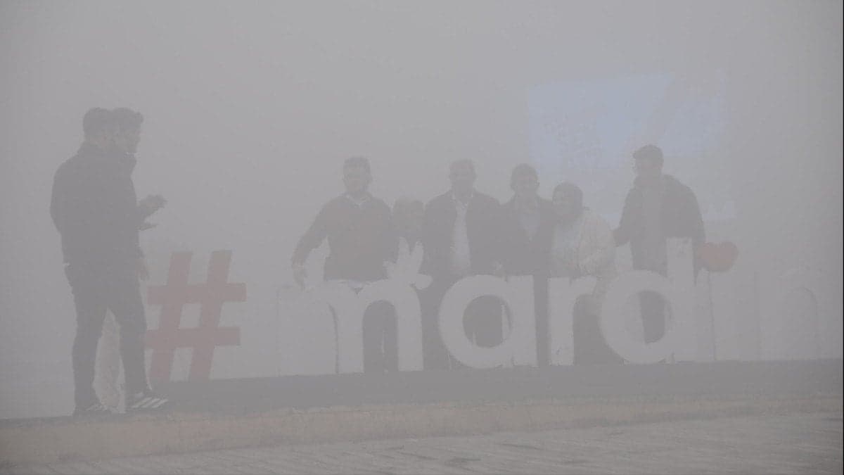 Mardin'de yoğun sis; görüş mesafesi 15 metreye düştü