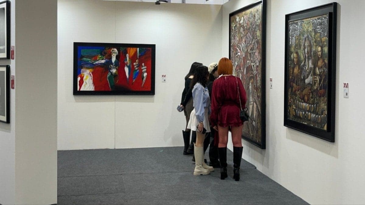 Türk resminin usta isimlerinin eserleri “Sanat Dolu On Altı Yıl” sergisinde...