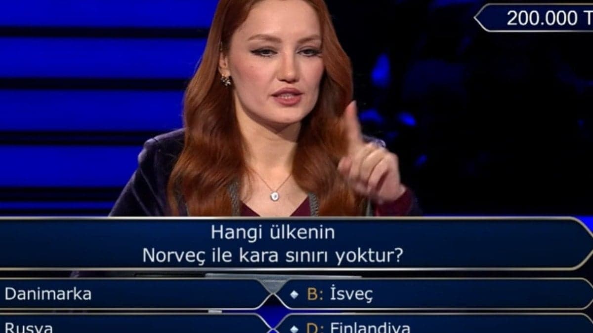 Kim Milyoner’de kafa karıştıran soru: “Hangi ülkenin Norveç ile kara sınırı yoktur?”