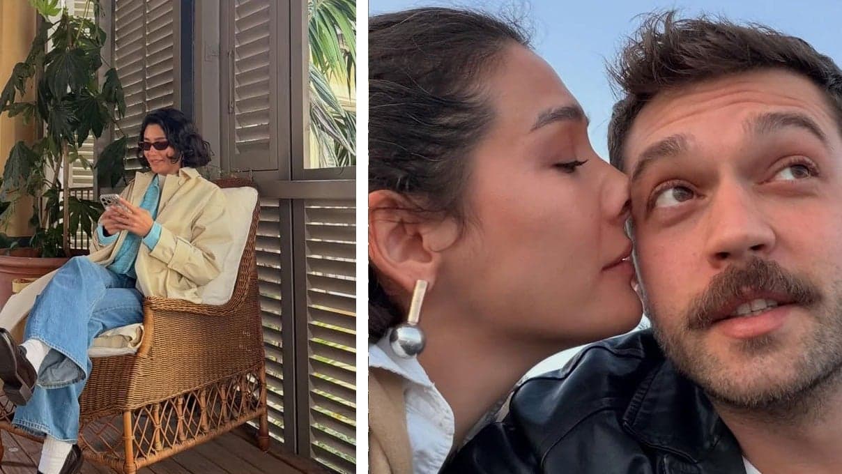 Halef'in yıldızı aşka geldi: Öpmeye doyamadı