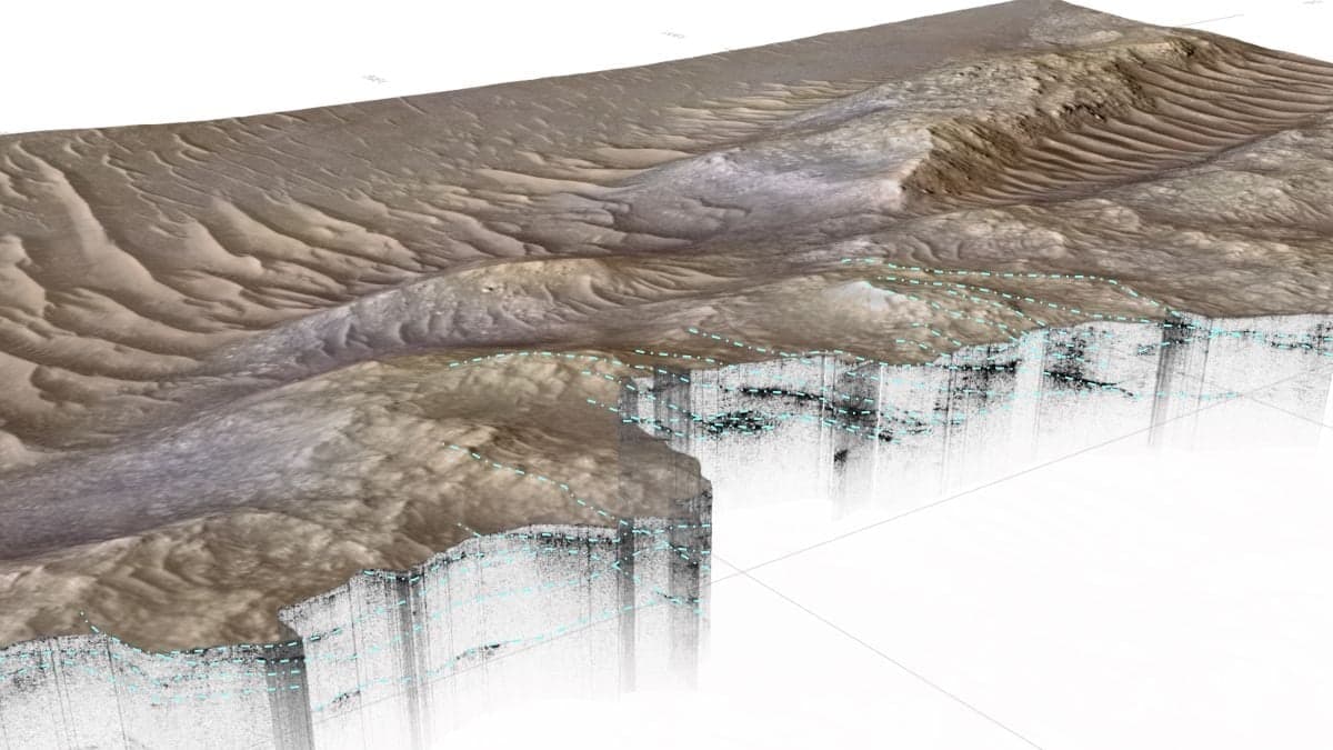 Mars'ın altında nehir sistemi bulundu