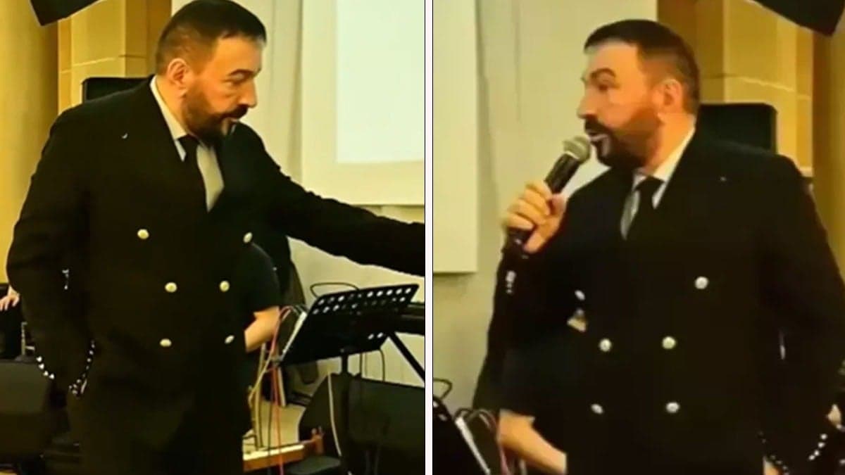 Sunucunun sözleri Mustafa Topaloğlu’nu kızdırdı! Mikrofonu bırakıp sahneden indi