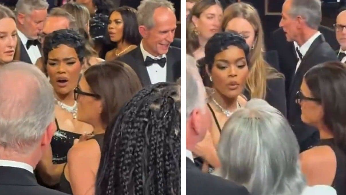 Oscar gecesi karıştı: Teyana Taylor güvenlik görevlisine sert çıktı