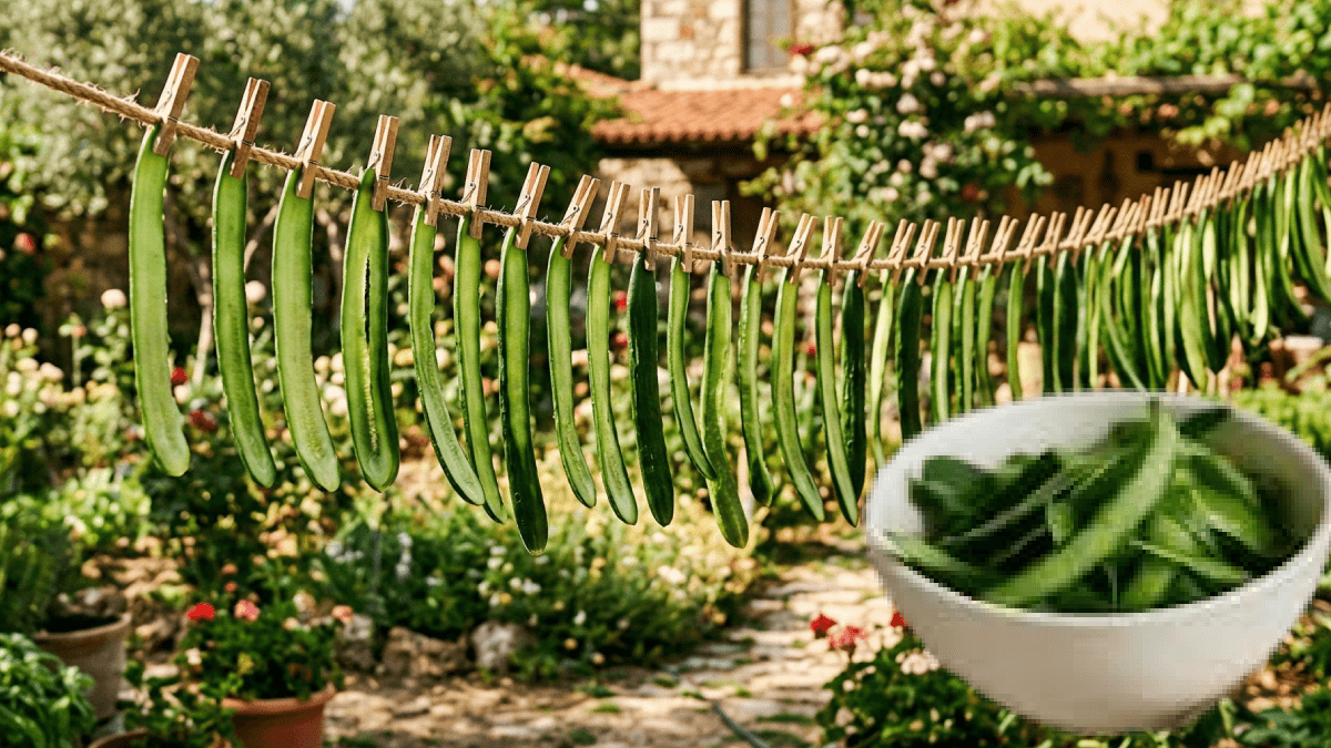 Salatalık kabuklarını saat 16:00 ile 18:30 arası bahçeye asın