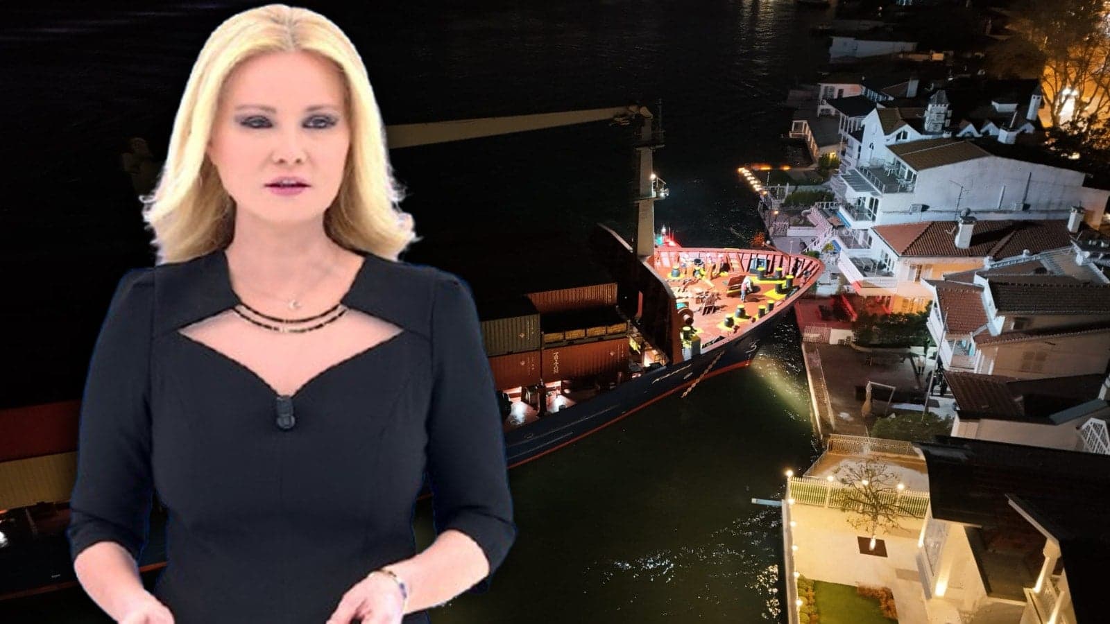 Müge Anlı'nın sanılmıştı... Boğaz’da geminin hasar verdiği yalı ünlü iş kadınının çıktı