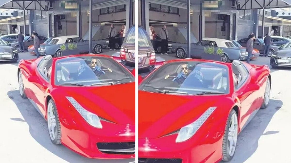 Milyonluk aracını sanayiye götürdü