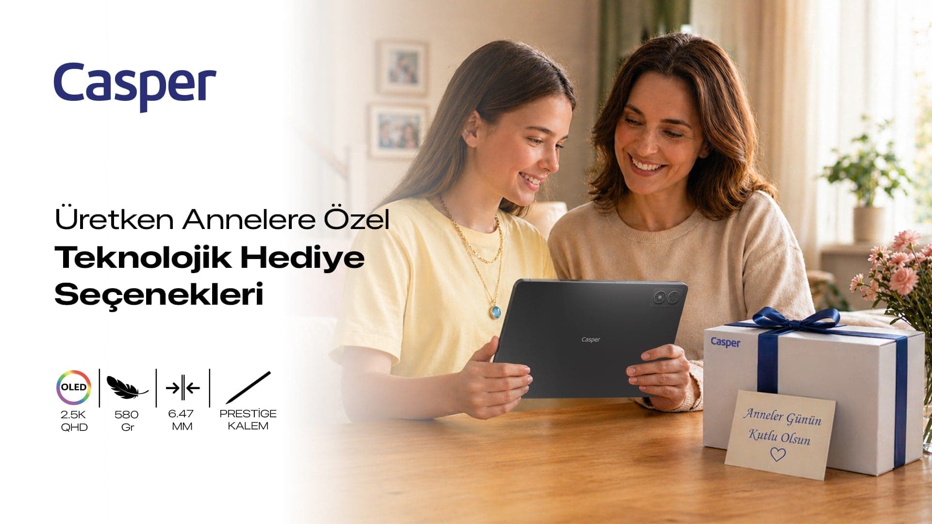 Casper’dan üretken annelere özel teknolojik hediye seçenekleri