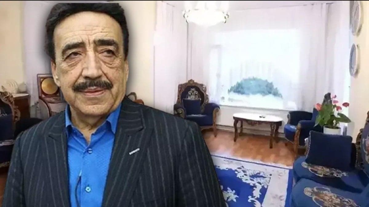 Arabesk müziğin efsane isminin 3+1 dairedeki mütevazı yaşamı dikkat çekti