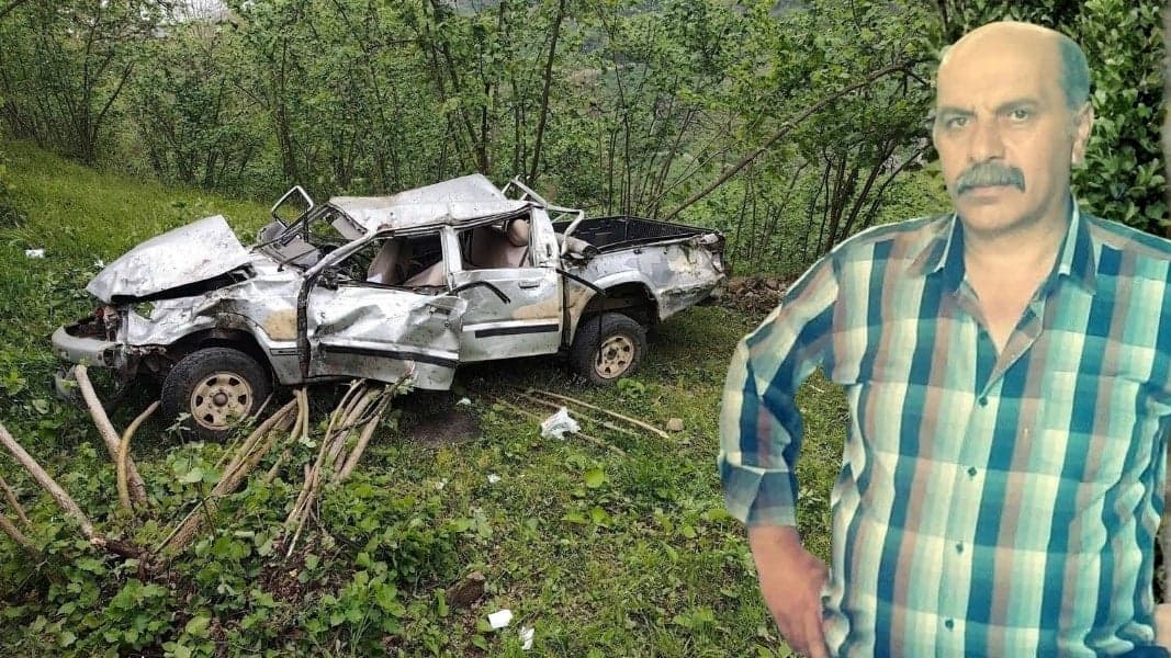Kontrolden çıkan kamyonet fındık bahçesine uçtu; sürücü hayatını kaybetti