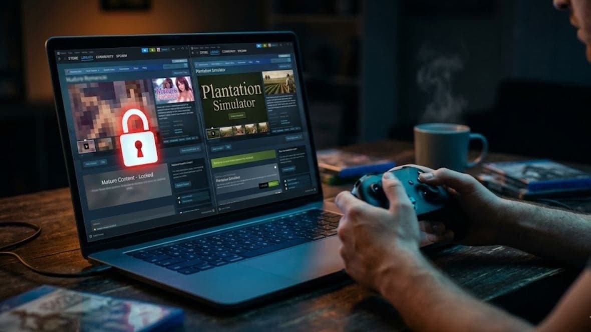 Steam, yetişkin içerik yerine kölelik temalı oyunları tercih etti