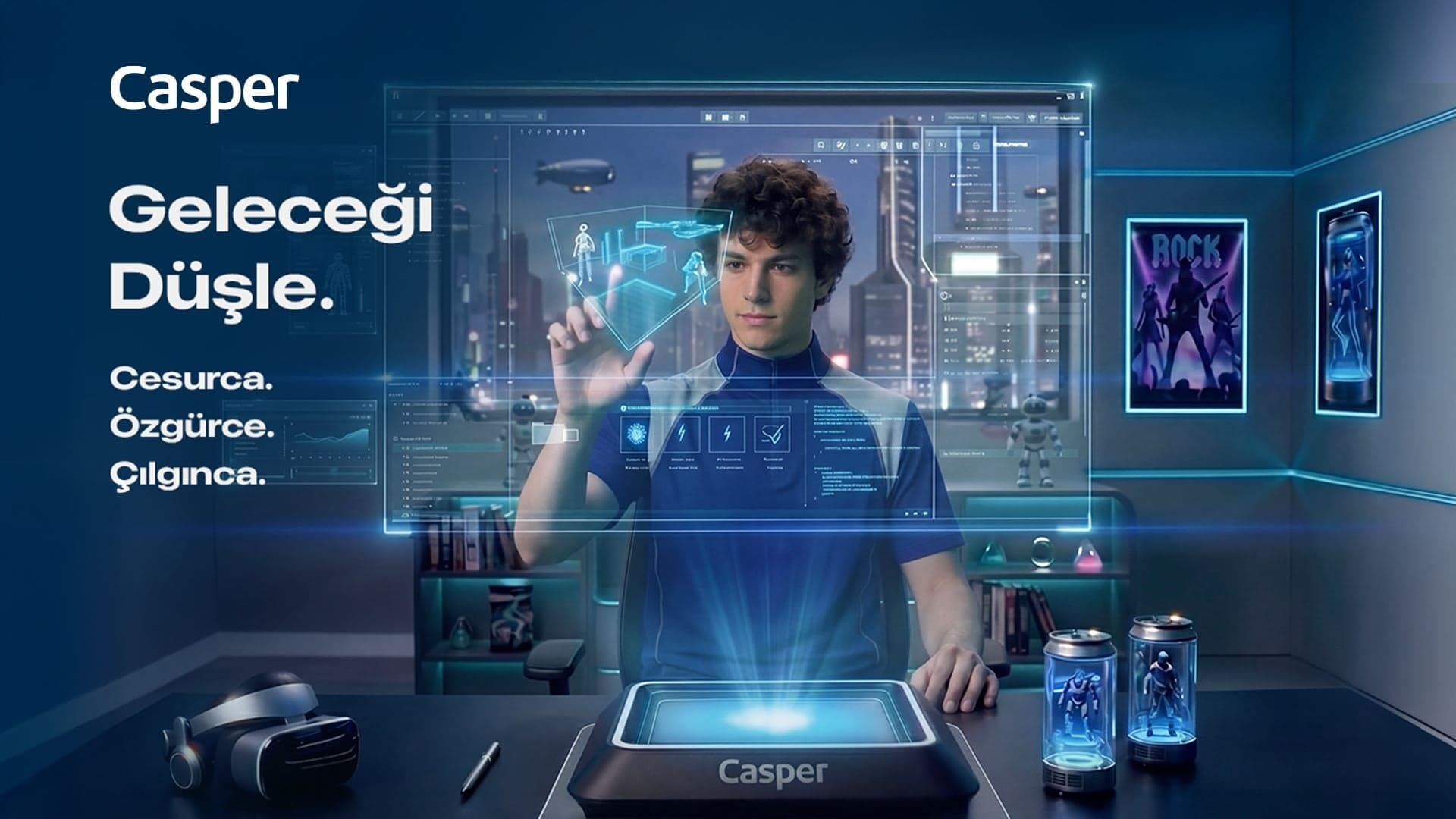 Casper, 35. Yılında Geleceği Düşle Filmiyle Tanıttı