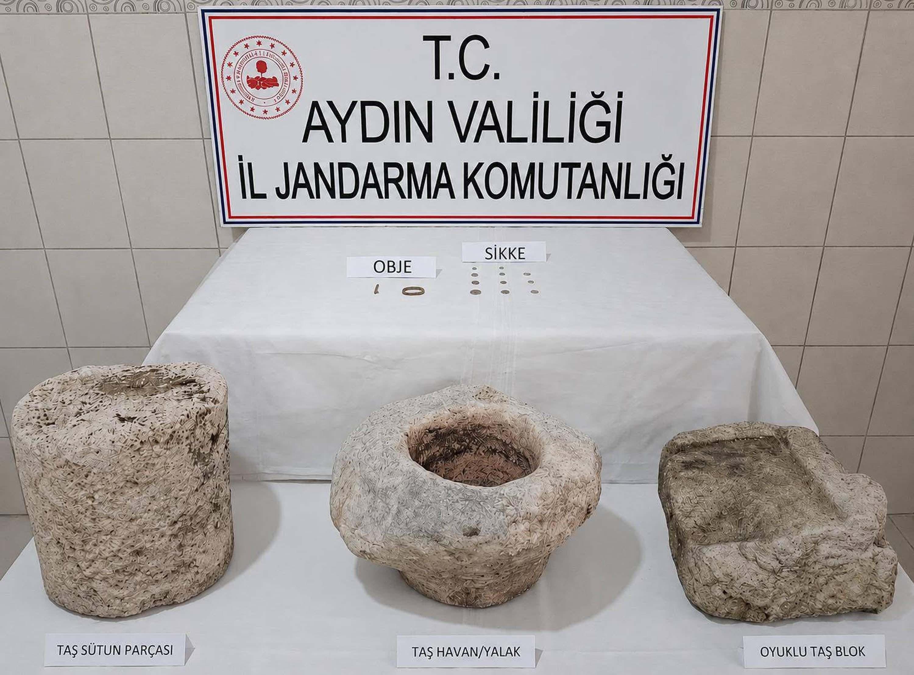 Aydın'da tarihi eser operasyonu düzenlendi, 1 kişi gözaltına alındı