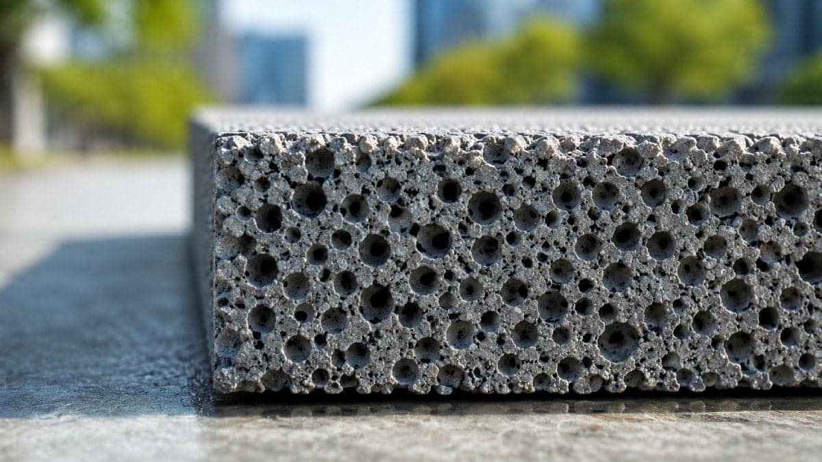 Japon mühendisler yeni geçirgen beton geliştirdi