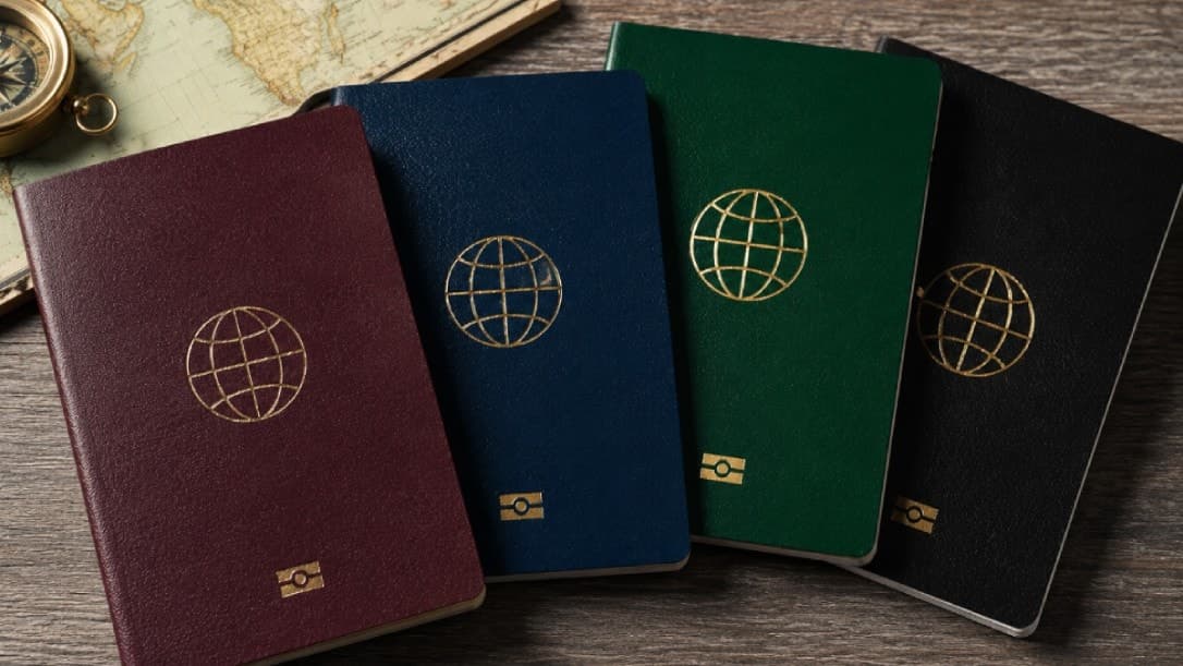 Pasaportlarda kullanılan dört rengin nedeni nedir?