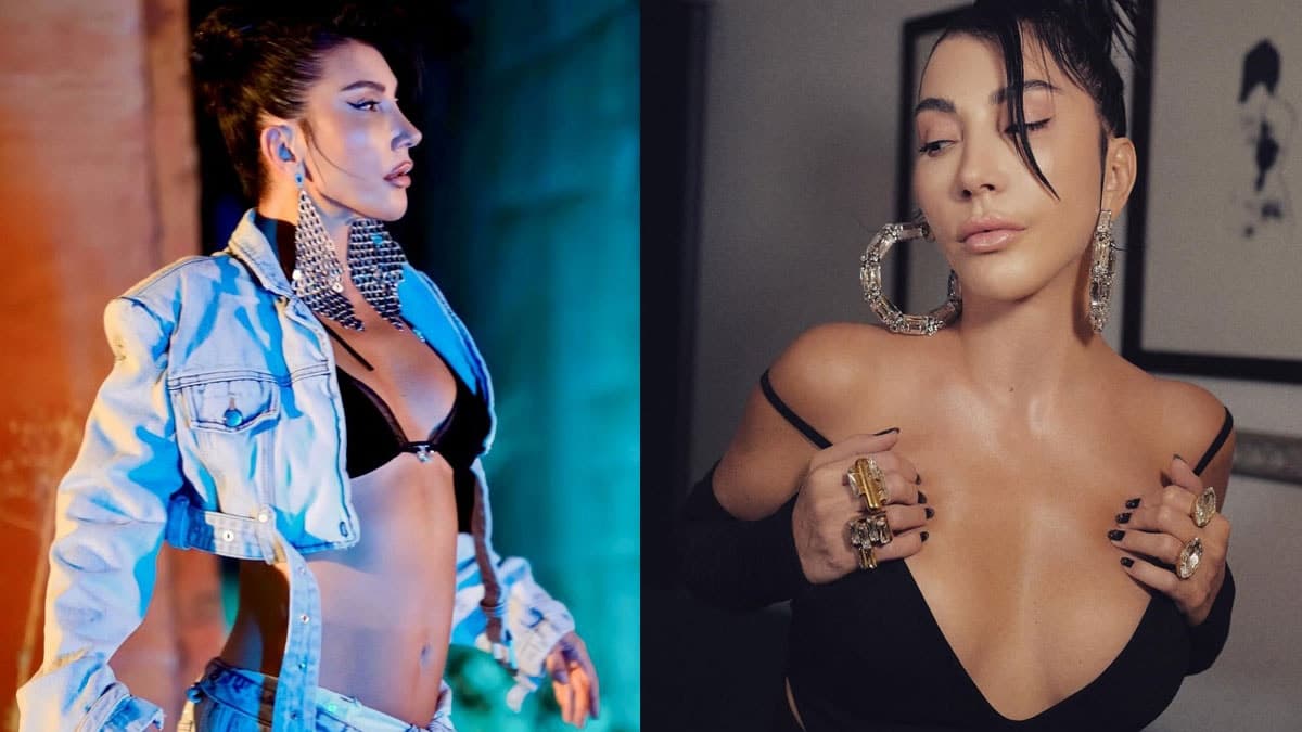 Hande Yener'in yeni yeşil saç rengi dikkat çekti