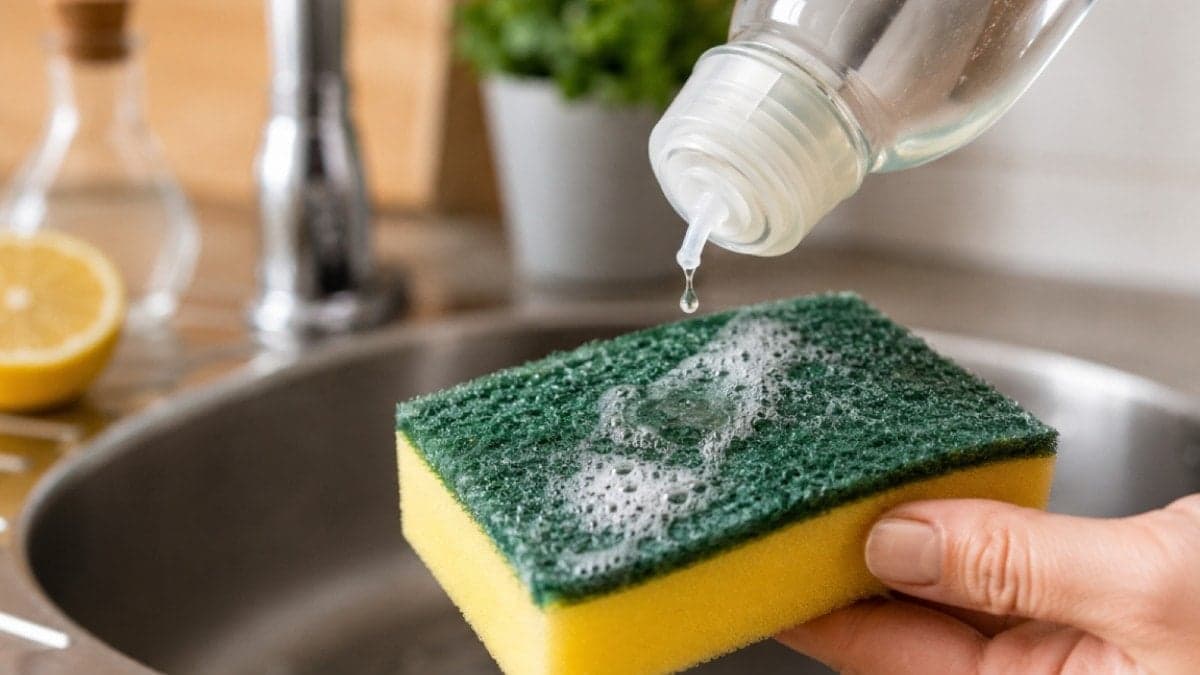 Bulaşık süngerindeki kötü kokuları gidermek için basit bir yöntem