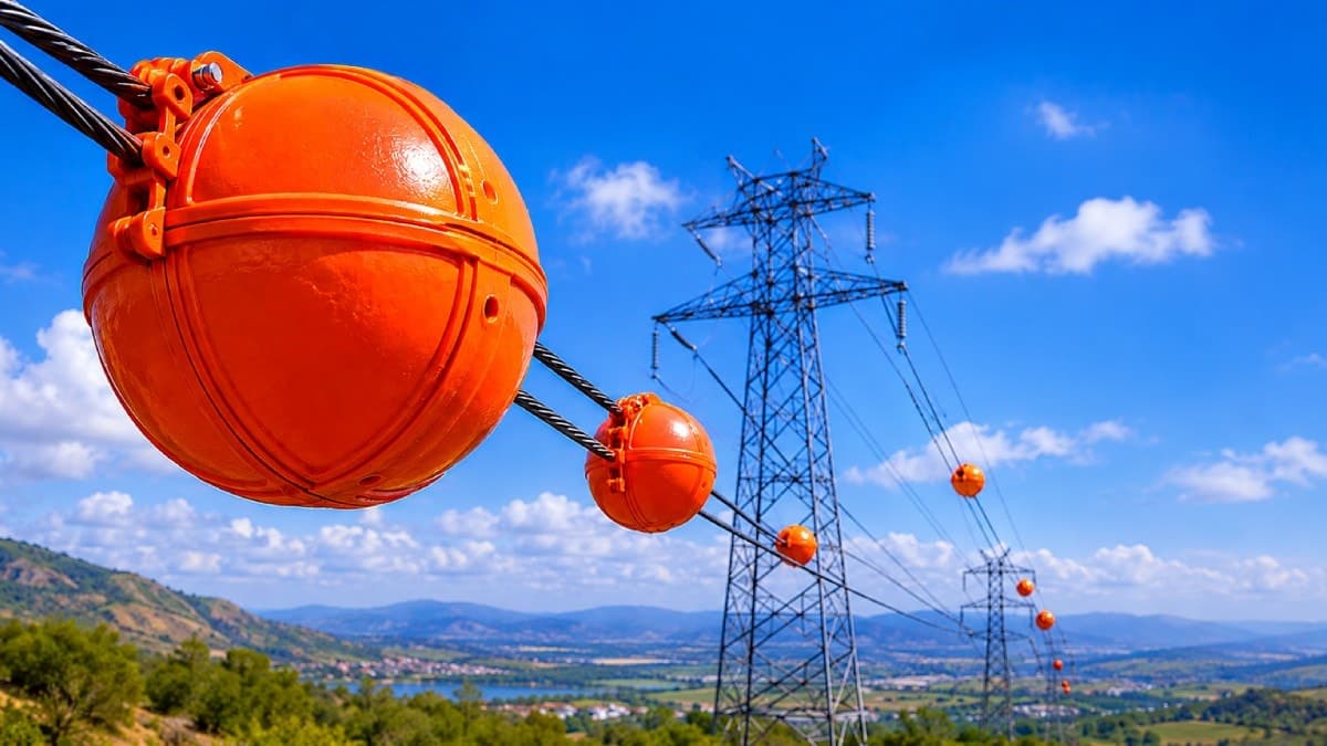 Elektrik hatlarındaki turuncu topların amacı açıklandı